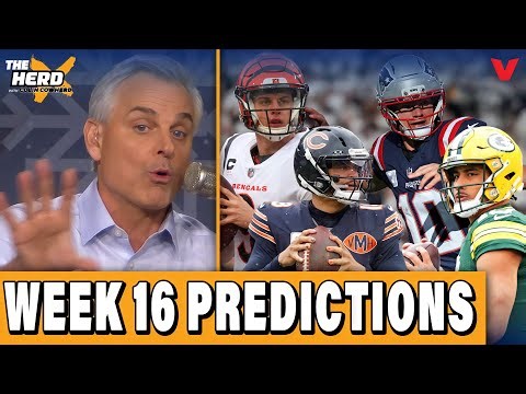 Colin Cowherd’s NFL Week 16 Predictions: Packers-Bears, Patriots-Ravens, Bengals-Dolphins | THE HERD