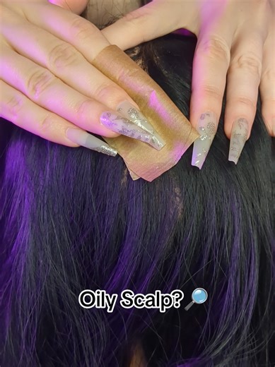 ASMR Scalp Treatment for Oily Scalp