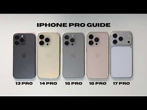 iPhone 13 Pro vs 14 Pro vs 15 Pro vs 16 Pro vs 17 Pro: Pro iPhone Buying Guide 2026