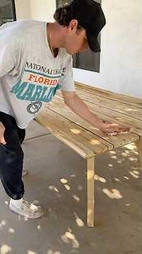 How to sand and stain a patio set #patio #clearcoatrepair #woodstain