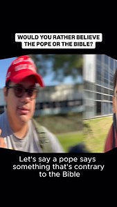 There is only one mediator between God and man, and it’s not a pope, a priest, or any man. It’s Jesus Christ alone. We don’t trust in titles or traditions, we trust in the finished work of the cross. “For there is one God and one mediator between God and men, the Man Christ Jesus.” —1 Timothy 2:5 • • • • • #bible #jesuschrist #jesus #god #christian #christianity #faith #scripture #theologyquotes #repentance #salvation #theology #bibleverse #heaven #savedbygrace #jesussaves | Living Waters