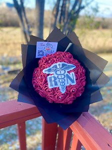 RN Graduation Flower Bouquet Red Rose Nurse Graduation Bouquet Register Nurse Bouquet Medical Student Graduation Bouquet - Etsy
