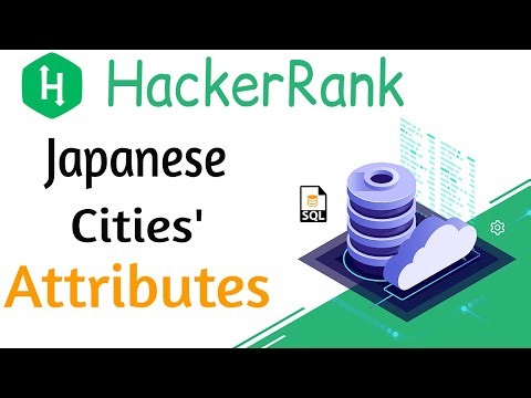 Japanese Cities' Attributes HackerRank Solution | HackerRank Japanese Cities' Attributes solution