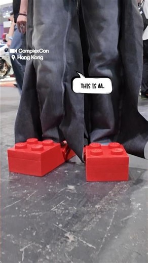 The LEGO x Crocs Brick Clog spotted at ComplexCon ❤️🔥