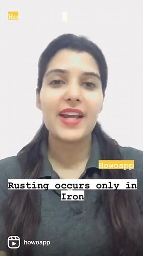 Rusting and corrosion Chemistry