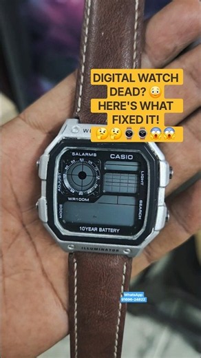Digital Watch Not Working? 😳 Battery Replacement & Repair Process | Digital Watch Repair