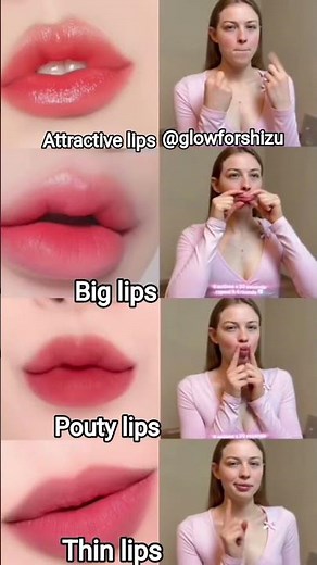 Big Lips vs Plumpy Lips vs Heart Lips vs Thin Lips | Lip Shapes Explained#fyp #lipstick