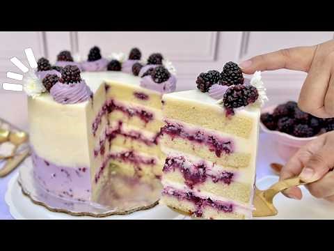 La RECETA de pastel para SORPRENDER a todos en una FECHA ESPECIAL‼️ Pastel de QUESO con ZARZAMORA