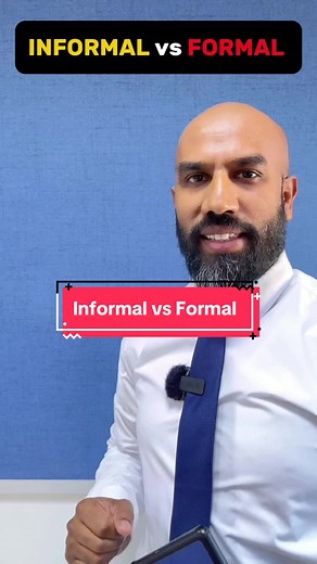 Differences Between Formal and Informal Language