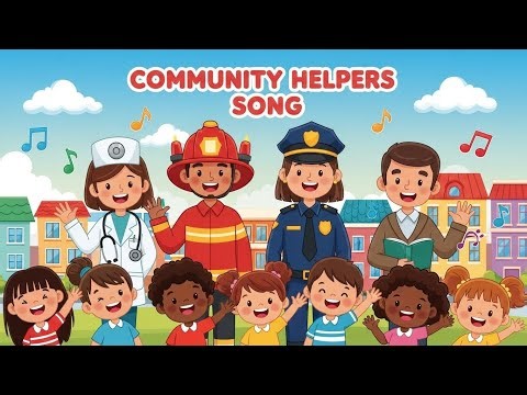 Community Helpers Song | Learn Jobs & Helpers for Kids | Buzzy Tune’s Time