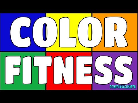 Color Fitness! All you Need are POLY SPOTS! Warmup, PE activity requiring little Equipment!