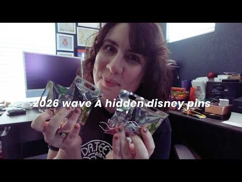 opening up the new 2026 wave A walt disney world hidden disney mystery pin pouches | april 2026