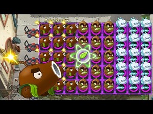Pvz 2 - Coconut Cannon, Cold Snapdragon and Kiwibeast vs 999 Zombies