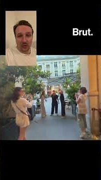 "Bruel the rapist": Activists interrupt a Patrick Bruel performance.