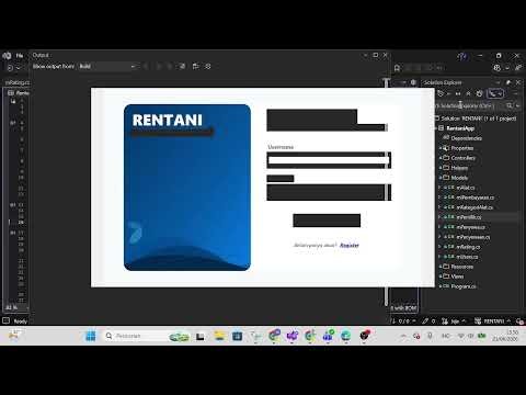 Demo Aplikasi RENTANI Berbasis Winform APP C#