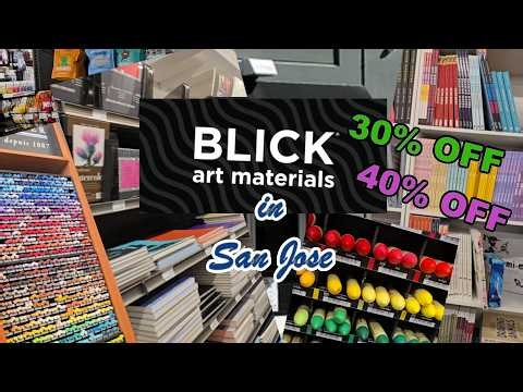 Art Deals At Blick Art Materials San Jose