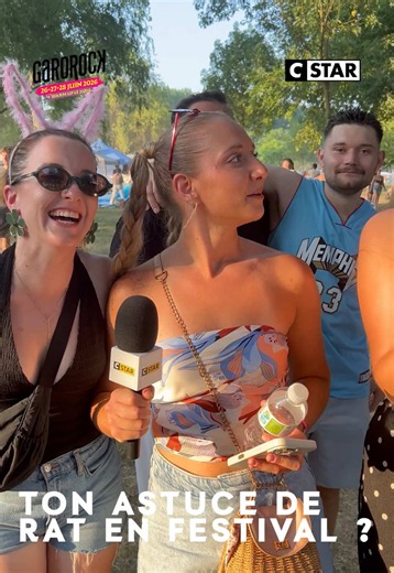 Et vous, c’est quoi votre astuce de radin en festival ? 😂 #microtrottoir #rat #festival #humour #garorock