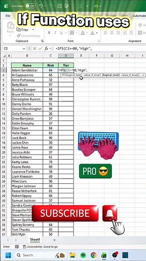 Excel IF Function Explained in 3 Minutes | सबसे Powerful Formula!