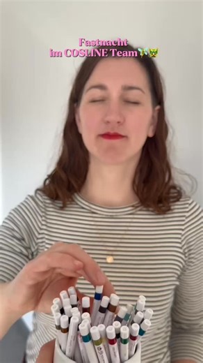 Feiert ihr auch Fasnacht? 🎭 Bei uns im COSLINE Team wurde es wieder bunt – ein bisschen anders als sonst, aber mit ganz viel Spaß dabei. Wie verbringt ihr die Fasnacht? 😊 | COSLINE Cosmetics