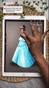 Reply to @2009mommysprincess Princess Tiana makeover🐸 #thithalitharushika #princesstiana #disneyprincessmakeover #disneyprincessglowup #ipad