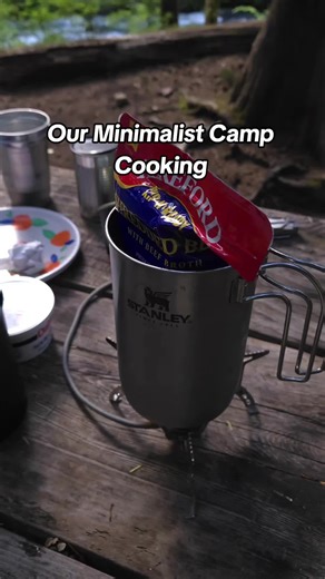 Cooking off the back of a motorcycle isn't always easy. Most of the time, I carry around a huge amount of cooking supplies. But sometimes we just don't have the space, and this is our very minimalist camp cooking setup. We found bags of meat first in Mexico and absolutely love them. Usually, you can find good taco meat in a bag. Makes for some quick tacos on the road. . . . . . . #travel #camping #campcooking #motorcycletravel #cooking #motorcyclecamping #campkitchen