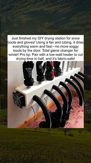 DIY Boot Dryer That Changes Everything! 🔥