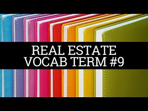 Daily Real Estate Vocab #9 - Sales Comparison Approach