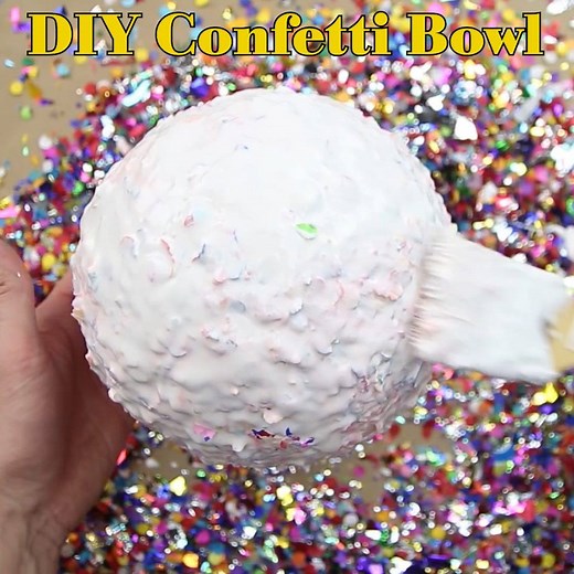 DIY Confetti Bowl 🎊 | Threadbanger
