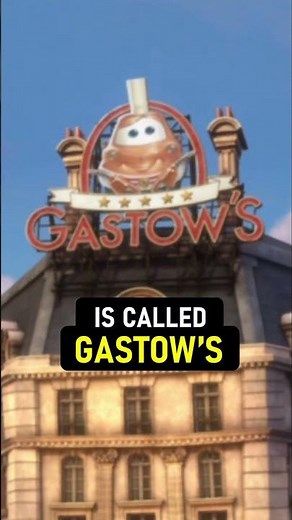 Gusteau’s Restaurant in Cars 2 😱 Did You Know This ? #ratatouille #cars #pixar #shorts
