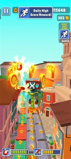 Wait for end😱 Spacebot SUBWAY SURFERS New World tour Rome 142 shorts #shortsfeed #subwaysurfers