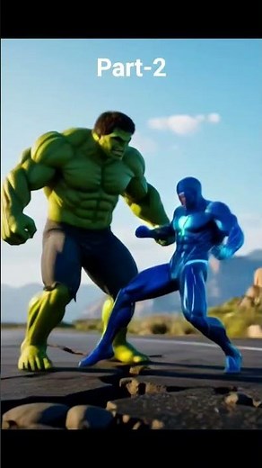 Bodybuilder Hulk vs Electric Man | Epic Superpower Fight Story