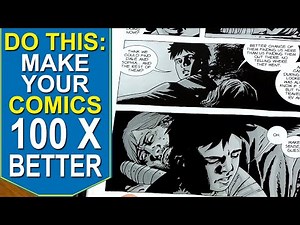 DRAWING COMICS: Understand these 4 Priciples! CHARLIE ADLARD - HOW TO DRAW A COMIC PAGE! TUTORIAL!