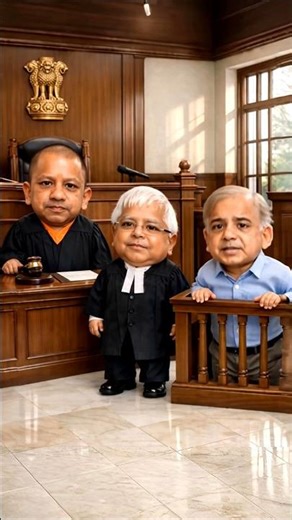 🤣 Funny Courtroom Drama | Ep - 10 | Shahbaz Sharif, Lalu Yadav & Yogi Adityanath funny video 🔥#funny