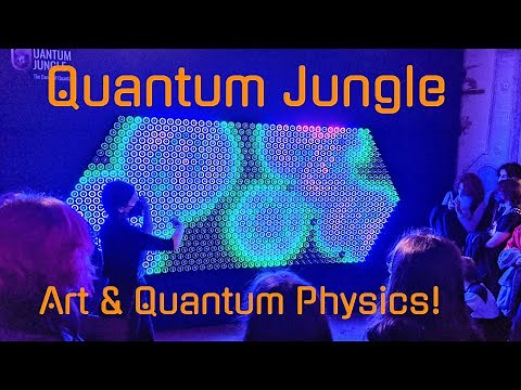Quantum Jungle: Interactive Quantum Art Installation with 1008 springs!
