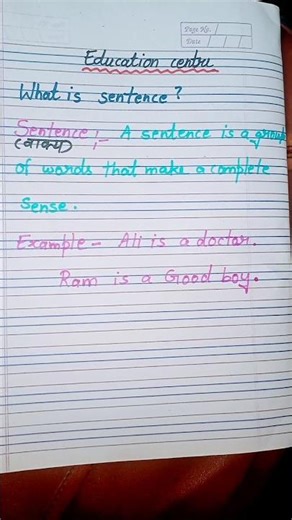 #sentence#definition#examples#grammer#englishgrammar#trending#youtubeshorts#shorttrick#sort#new#easy