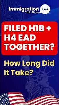 How Long Does It Take to Process H4 EAD Extension with H1B Extension? #h4visa