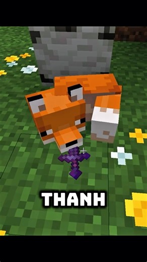 Fox helper #minecraft #funfact #memes #funny #shorts