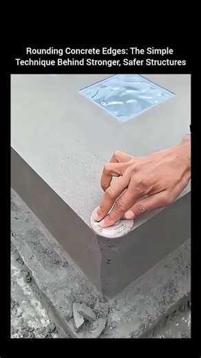 Rounding Concrete Edges: The Simple Technique Behind Stronger, Safer Structures.