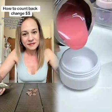 PT1:How to count back change without having to add or subtract any numbers🥰 #cashtransaction