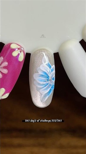 One stroke nail tutorial | Full tutorial | Day 335/365 #nailart #nailextension