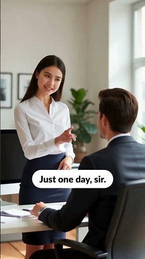How to ask your boss for leave like a pro English Conversation #office #tips #worklife
