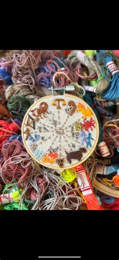 Personalized Hand-embroidered Natal Chart Birth Chart Astrology Major Planets, Points, and Asteroids - Etsy