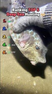 Ranking TOP 5 Deep Sea Hunting 🤯