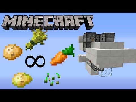 Ferme de Blé, Patate et Carotte Automatisée - Minecraft 1.5 agriculture