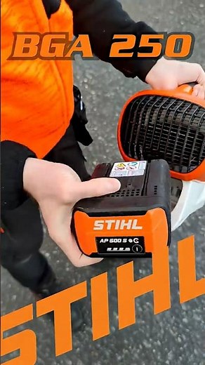 Stihl BGA 250 Blower - Testing