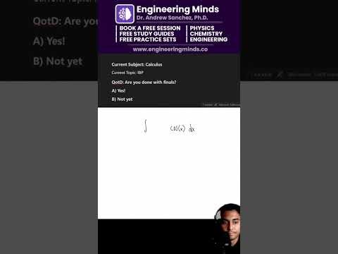 Integration by Parts, Introduction to Series, Optimization Word Problems [Livestream]