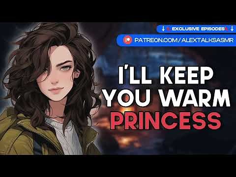 [F4F] Forced to cuddle for warmth with your flirty rival [whispering] [rubbing your back] | ASMR RP