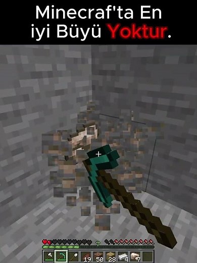Minecraft'ta En iyi Büyü Yoktur #player1350 #minecraft
