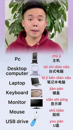 1.7K views · 54 reactions | Chinese vocabulary for computer #computer #chinese #vocabulary #chineseteacherjacky #LearnOnTikTok | Teacher Jacky | Facebook