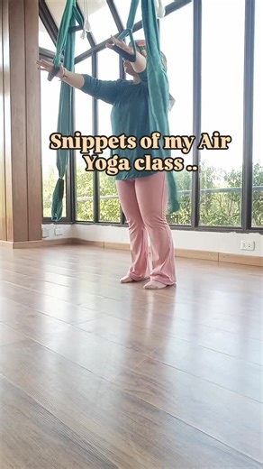 12 reactions | Air Yoga is not just about inversions and flying......